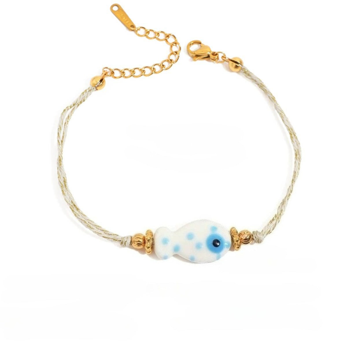 Whimsical Riviera Aquatic Dainty Charm Bracelet