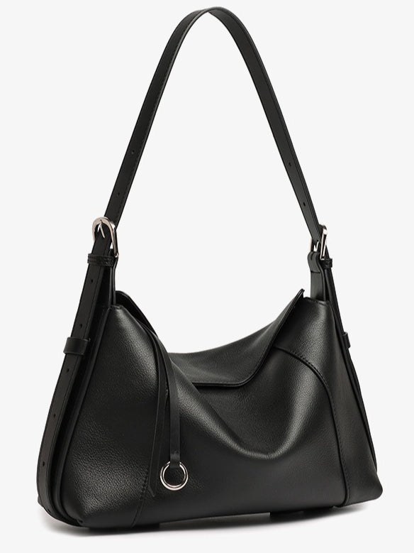 Anspruchsvolle Silhouette Handtasche aus echtem Leder zum Umhängen