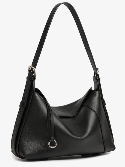 Anspruchsvolle Silhouette Handtasche aus echtem Leder zum Umhängen