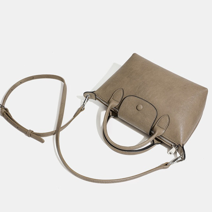 Heritage Genuine Leather Slouchy Clutch Dumpling Bag