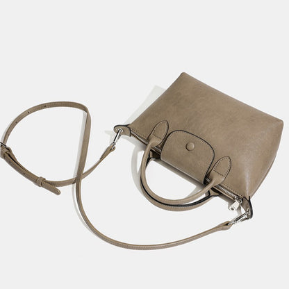 Heritage Genuine Leather Slouchy Clutch Dumpling Bag