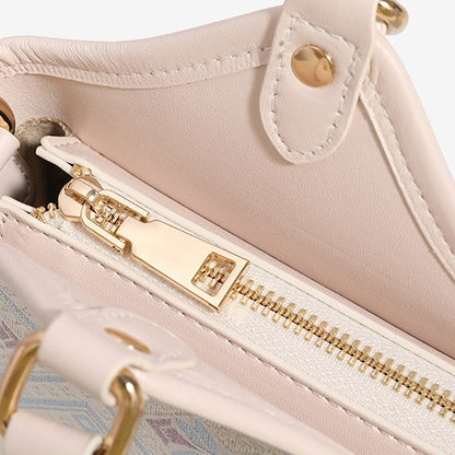 Intricate Butterfly Brocade Vegan Eco-Leather Tote Clutch Bag