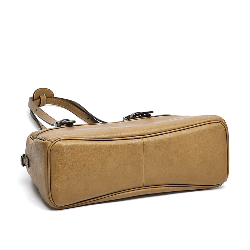 Mellow Rustic Genuine Leather Boston Clutch Bag