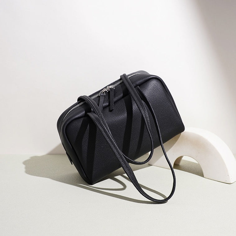 Minimalist Sleek Genuine Leather Clutch Bag
