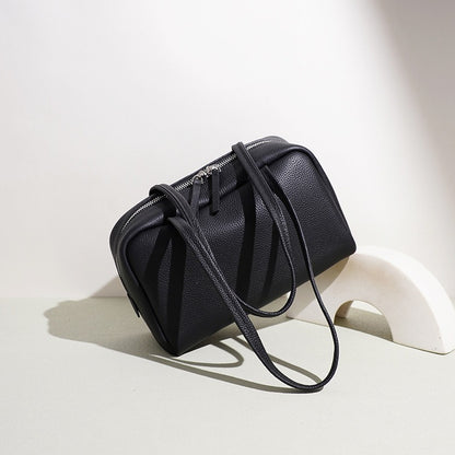 Minimalist Sleek Genuine Leather Clutch Bag