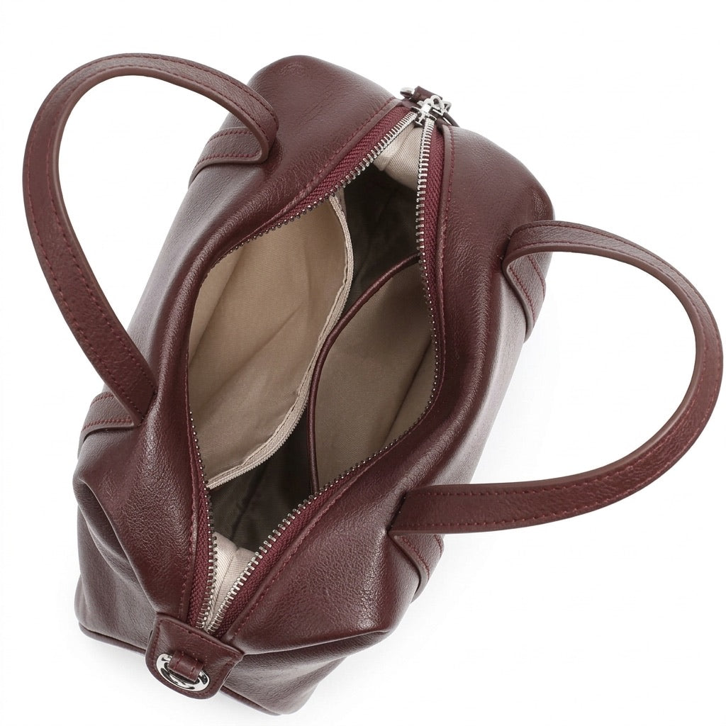 Women’s Genuine Leather Boston Pillow Bag