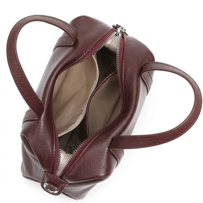 Women’s Genuine Leather Boston Pillow Bag