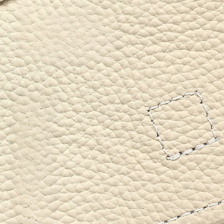 Mellow Pebbled Genuine Leather Flap Baguette Clutch Bag