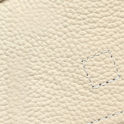 Mellow Pebbled Genuine Leather Flap Baguette Clutch Bag