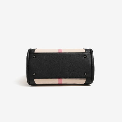 Classic Plaid Vegan Eco-Leather Tote Clutch Bag