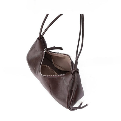Women's Sable Crescent Genuine Leather Hobo Bag