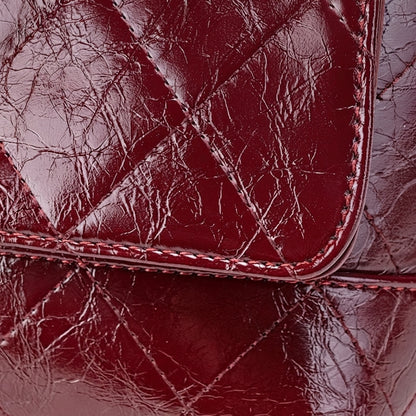 Radiant Quilted Vegan Eco-Leather Satchel Crossbody Bag