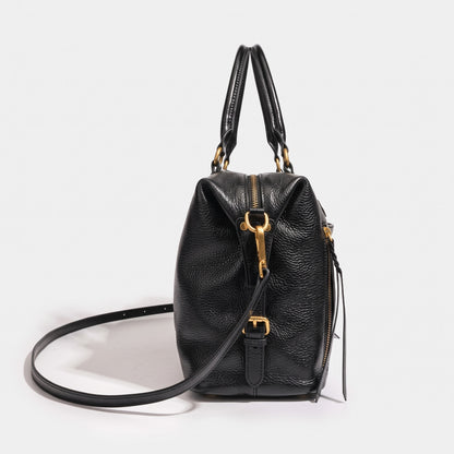 Geantă franțuzească lejeră din piele autentică, purtată crossbody, tip tote