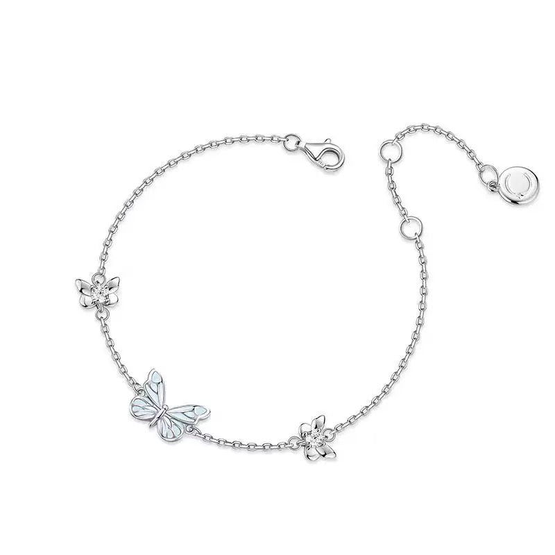 Pulsera Mariposa Azul Sueño Luminoso