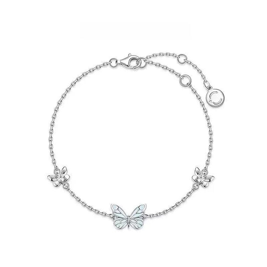 Pulsera Mariposa Azul Sueño Luminoso