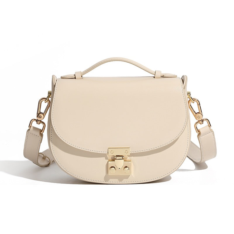 Elegante Satteltasche aus echtem Leder für Damen