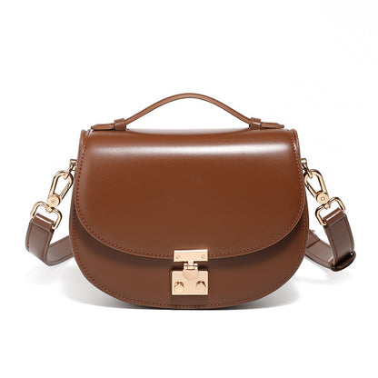 Elegante Satteltasche aus echtem Leder für Damen