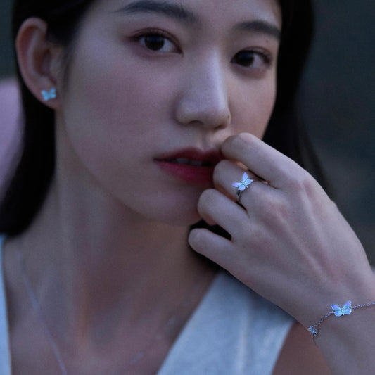 [Limited Edition] Luminous Dream Purple Butterfly Jewelry 4-in-1 Bundle