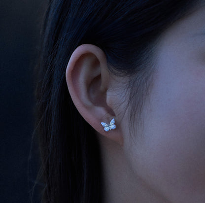 [Limited Edition] Luminous Dream Purple Butterfly Earrings