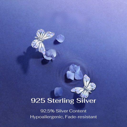 [Limited Edition] Luminous Dream Purple Butterfly Earrings