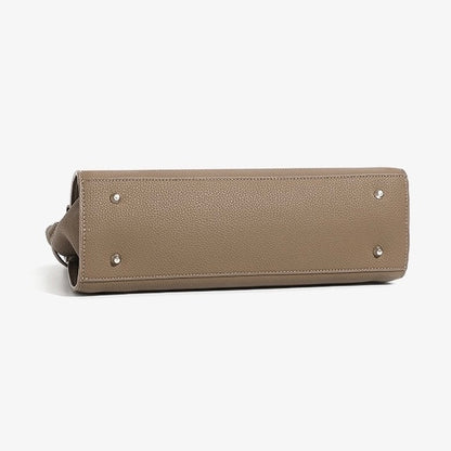 Damen Echtleder Minimalistische Stilvolle Große Kapazität Tote Schultertasche