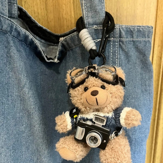 Encanto para bolso Belle con conejito esponjoso