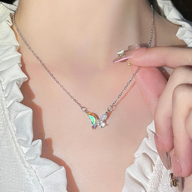Collier de rêve papillon céleste