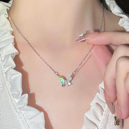 Collier de rêve papillon céleste