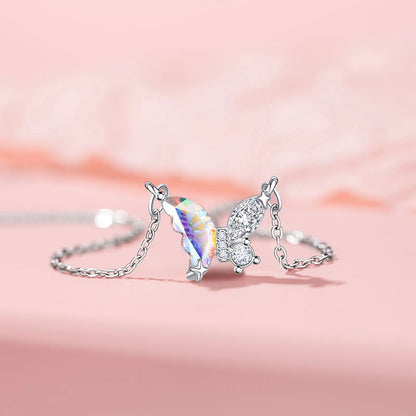Collier de rêve papillon céleste