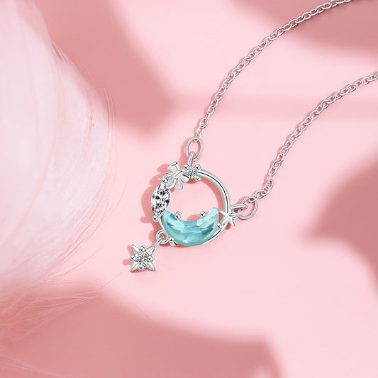 Collar Brillo Lunar y Sueños Estrellados