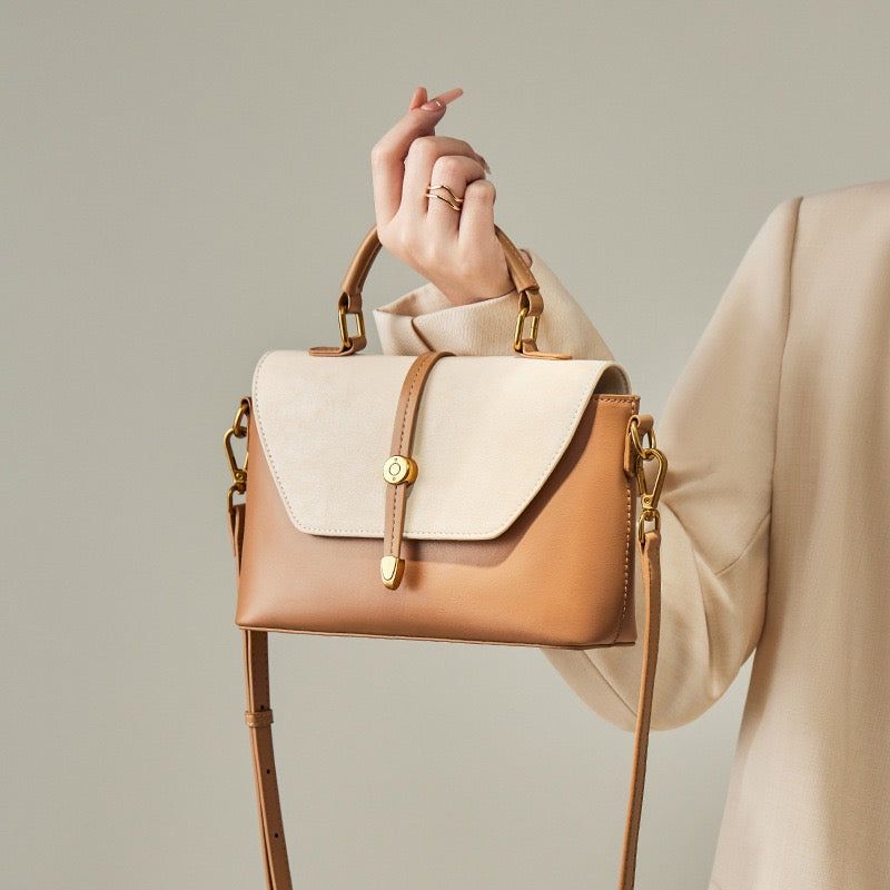 Vintage Women's Genuine Leather Cross Body Handbag