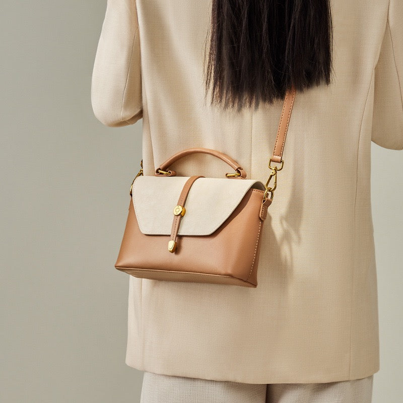 Vintage Women's Genuine Leather Cross Body Handbag