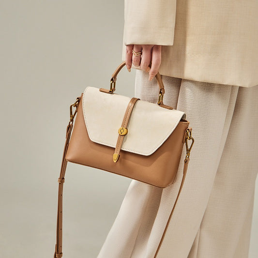 Vintage Women's Genuine Leather Cross Body Handbag