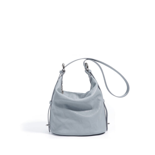 Women's Soft Genuine Leather Minimalist Crossbody Shoulder Bag