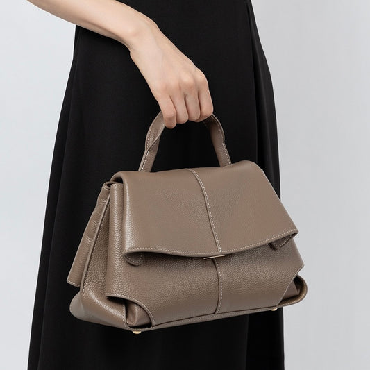 Designer-Handtasche aus echtem Leder für Damen