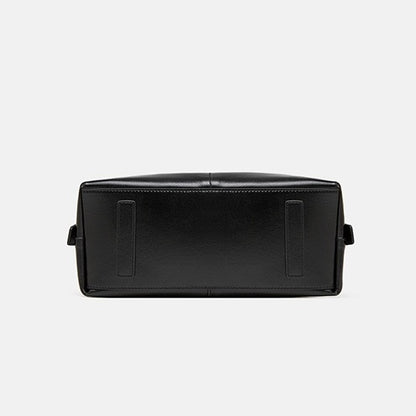 Große Umhängetasche aus echtem Leder für Damen – pflanzlich gegerbte Commuter Crossbody