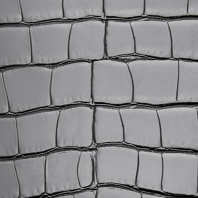 Croc-Embossed Leather Top-Handle Bag with Signature Gilded Hardware