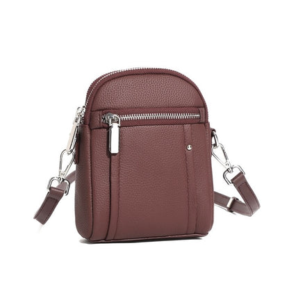 TOGO Rindsleder Crossbody Vielseitige modische Handy-Umhängetasche