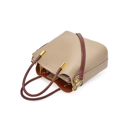 Elegante Damen Echtleder Umhängetasche