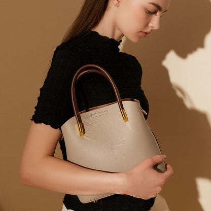 Elegante Damen Echtleder Umhängetasche
