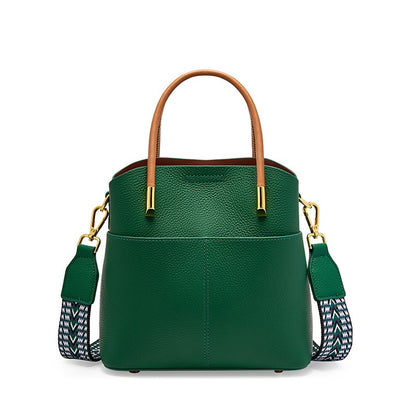Elegante Damen Echtleder Umhängetasche