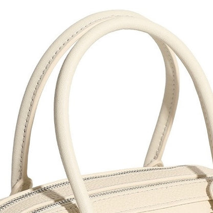 Damen-Boston-Tasche aus echtem Leder Premium Sense
