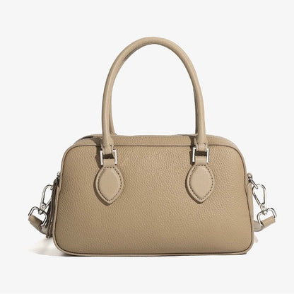 Damen-Boston-Tasche aus echtem Leder Premium Sense