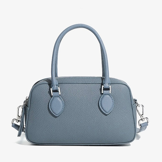 Damen-Boston-Tasche aus echtem Leder Premium Sense