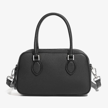 Damen-Boston-Tasche aus echtem Leder Premium Sense