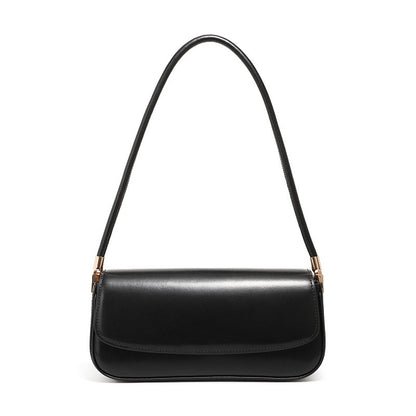 Minimalistische Satteltasche aus echtem Leder für Damen – 2025 Commuter Edition