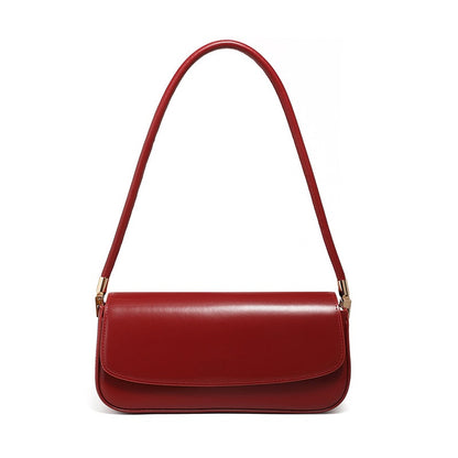 Minimalistische Satteltasche aus echtem Leder für Damen – 2025 Commuter Edition
