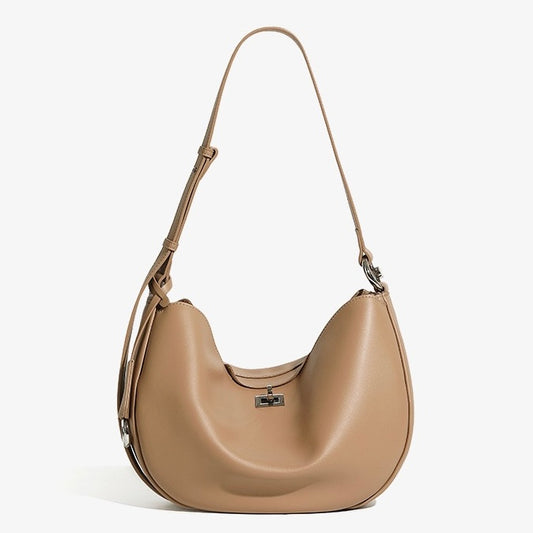 Damen Echtleder Designer Casual Crescent Bag