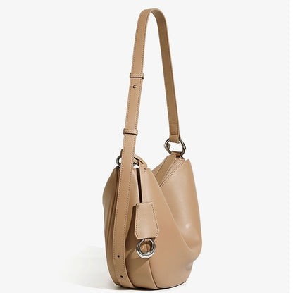 Damen Echtleder Designer Casual Crescent Bag