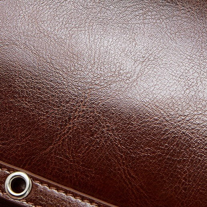 Damen Echtleder Vintage Biker Gürtel Schultertasche